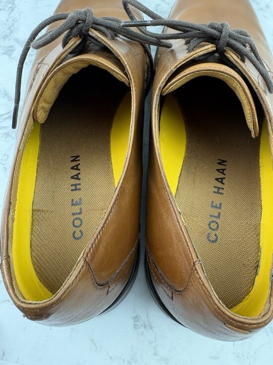 Cole Haan Hawthorne Oxford Shoes Mens Size 11.5 Brown Leather Dress Lace Comfort main image 12